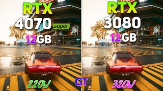 RTX 4070 Super vs RTX 3080  Raytracing amp DLSS 35  Test in 12 Games [upl. by Refotsirk747]