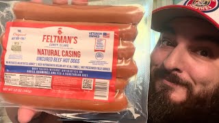 Feltman’s Hot Dog Review  Feltman’s Of Coney Island  Feltmans Hotdogs [upl. by Katonah]