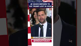 US Elections Republican VP Candidate JD Vance Refuses To Say Donald Trump Lost 2020 Election [upl. by Nohsauq]