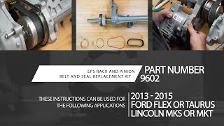 Edelmann 9602  EPS Drive Belt Replacement Kit [upl. by Felike504]