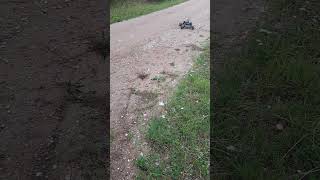 V2 prototype 4x350W brushless  gravel test [upl. by Ney]