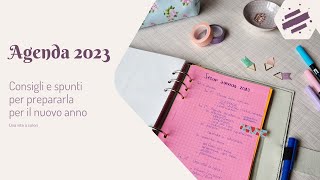 Come ho preparato la mia agenda ad anelli per il 2023 [upl. by Yrod]