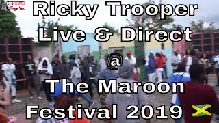 Ricky Trooper Live amp Direct  the Maroon festival 2019 🇯🇲 [upl. by Ereveniug]