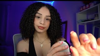 ASMR  Pure Clicky Inaudible Whispers amp Mouth Sounds✨ Plucking Gentle Face Touching Hand Movements [upl. by Alyl]