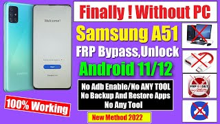 Finally✌️Enable ADB New Method All Samsung FRP Bypass  New Security Android 121314  No 0 [upl. by Nilekcaj]