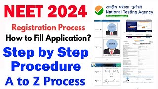 NEET 2024 Online submission of Application Form step by step processJaipalLande [upl. by Rik]