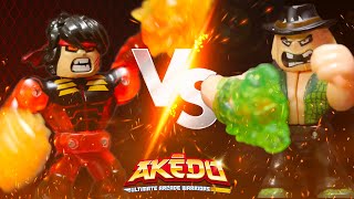 Akedo Warriors Battle  Max Snapper vs Fire Strike Turbo Chux [upl. by Immij39]