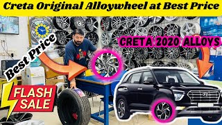 Creta 2020 Diamond Cut Alloywheel Available at Best Price  Creta Genuine Alloys  Creta 2020 Alloys [upl. by Llenet34]