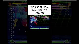 Iron Man Infinite Combo NO ASSIST Setup MVC2 [upl. by Baram856]