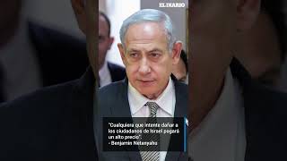 Benjamin Netanyahu evitó atentado de Hezbolá  El Diario [upl. by Sileas617]