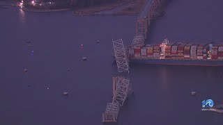 Cargo ship in Key Bridge collapse was in Portsmouth [upl. by Gasser]