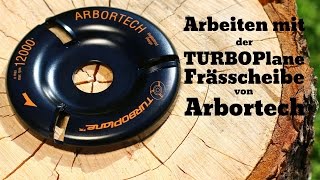 Arbortech TurboPlane Frässcheibe für grobes und feines schnitzen quotLange Versionquot [upl. by Slocum767]