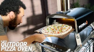 Pizzello Forte Gas  Outdoor Pizza Oven Propane amp Wood [upl. by Enairda]