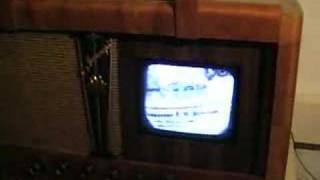 VINTAGE TV Leningrad T2 T 2 erster Fernseher der DDR Телевизор Ленинград Т2 [upl. by Eadas]