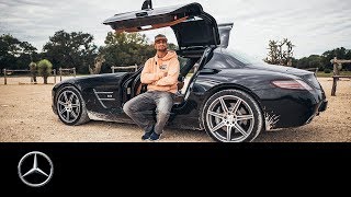 JP Kraemer unterwegs im SLS AMG Der Sportwagen mit den Flügeltüren [upl. by Olraced6]