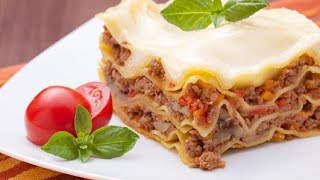 Lasagne au bœuf haché et au fromage La lasagne italienne avec tous ses secrets Le meilleur déjeuner [upl. by Stannfield]