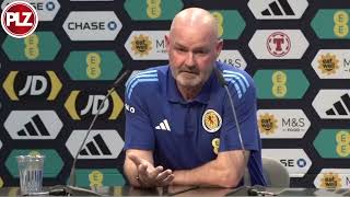 Dont be too harsh on Porteous warns Steve Clarke [upl. by Amelie110]