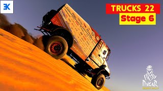 Dakar Desert Rally  2022 Trucks Flying Up Stage 6 [upl. by Coopersmith]