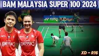 Bobby SetiabudiMelati Daeva Oktavianti INA vs LeongNg MAC  R16  Badminton Malaysia S100 2024 [upl. by Datnow]