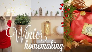 EASY DECORATING IDEAS FOR CHRISTMAS  WINTER HOMEMAKING  GETTING YOUR HOME READY FOR WINTER [upl. by Pace]