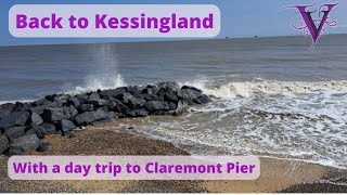 Visiting Kessingland again Pakefield and Claremont Pier  Come on a UK holiday with me [upl. by Navannod876]