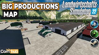 LS22 Maps  Big Productions  LS22 Mapvorstellung [upl. by Ardnasac793]