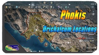 Assassins Creed Odyssey All Phokis Orichalcum Locations [upl. by Fraze24]