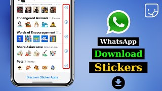 How To Download Stickers on WhatsApp  Get More Stickers on WhatsApp [upl. by Anirrok]