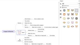 EdrawMind Tutorial  Markers and Images [upl. by Buseck]