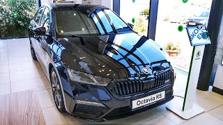 New Skoda Octavia vRS 2023  Dynamic Elegance At Its Best In Magic Black Color  Simply Clever [upl. by Kameko]