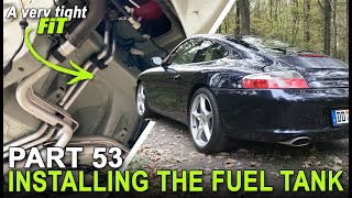 Porsche 911 996 Restoration  Fuel Tank Installation  Part 53 [upl. by Noella]