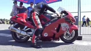 Suzuki Hayabusa Sound Akrapovic Exhaust  see Playlist [upl. by Dlanigger]