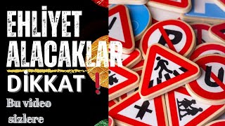 TRAFİK İŞARETLERİ VE LEVHALARININ ANLAMLARI🚦 Ehliyet alacaklara ve bilgilerini tazelemek isteyenlere [upl. by Eppes]