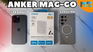 Anker MagGo 3in1 Qi2 FAST Charging Station [upl. by Ojillib]