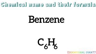 so many chemical name for learning 21 come and watch for best learning and if you love science [upl. by Nona278]