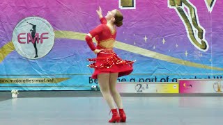 Majorettes LUCKY DANCE  baton solo  Liberec 2024  Majorette Championship MWF [upl. by Nelleh]