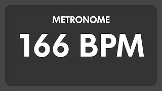 166 BPM  Metronome [upl. by Truelove122]