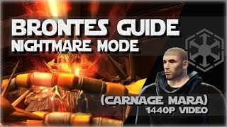 SWTOR Ops Boss Guide BRONTES Nightmare Mode [upl. by Arrotal471]