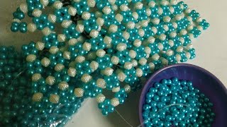 Beaded PurseHow to make Purse with Pearlspart 2 Beads Bag [upl. by Heti396]