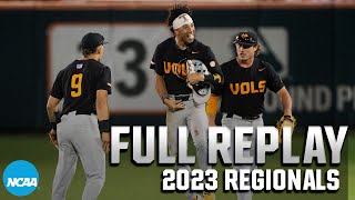 Tennessee vs Clemson 2023 NCAA baseball regionals  FULL REPLAY [upl. by Anai]