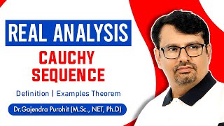 Real Analysis  Cauchy Sequence  Cauchy Sequence Example amp Definition [upl. by Rebba]