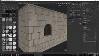 Creating A Modern Type Brick texture Using Substance Painter [upl. by Alimrahs]