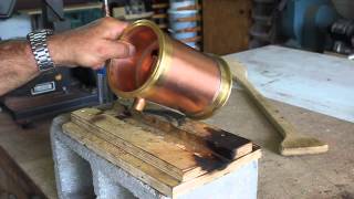 Dephlegmator Fabrication video 4 for Copper Moonshine Stills [upl. by Selestina]