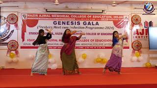 Group dance performance  Freshers Meet  BEd Trainee  NAMCE [upl. by Nauqed140]