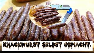 Knacker selber machen  Paprika Knackwurst [upl. by Rebmit]