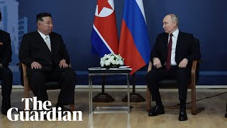 Kim tells Putin I support your sacred battle with the west [upl. by Xad]