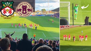 WREXHAM AFC v YORK CITY VLOG  30  BEN FOSTER DEBUT WIN amp CLEAN SHEET IN FRONT OF RYAN REYNOLDS [upl. by Llennoc]