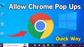 How to Enable Pop Ups on Google Chrome Laptop  Chrome Allow Pop Ups PC Easy Way [upl. by Aiekal]