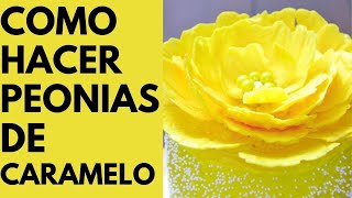 Como Hacer Peonias en Caramelos [upl. by Aphra]