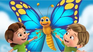 butterfly butterfly  ABC song From A to Z I ABC Song For Children  abc song I Kidsongs Kids Songs [upl. by Accber]